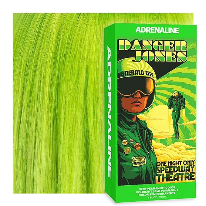 Danger Jones Semi-Permanent Hair Color (Adrenaline - Neon Green)