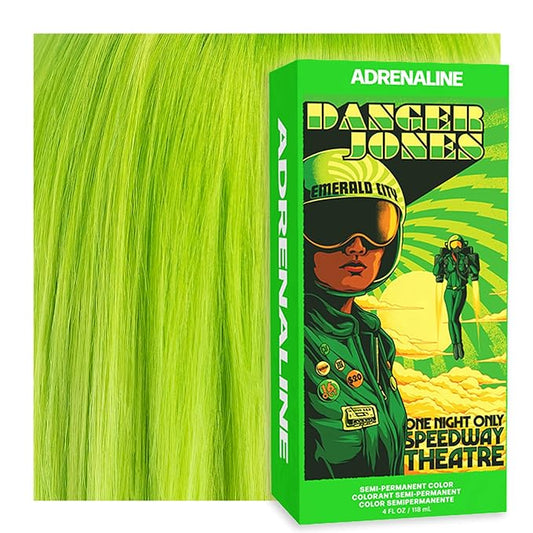 Danger Jones Semi-Permanent Hair Color (Adrenaline - Neon Green)