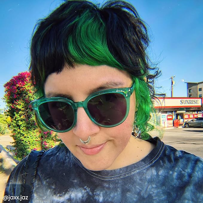 Arctic Fox Semi-Permanent Hair Dye, Vegan & Cruelty-Free, Ammonia-Free, Conditioning, Vibrant Green Color, Iris Green, For All Hair Types, 4 fl oz (Pack of 2)