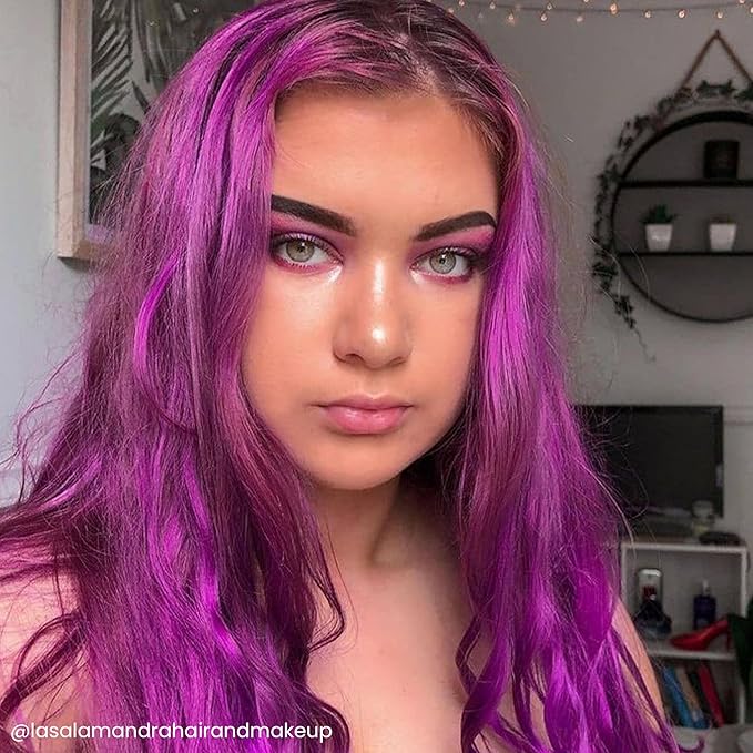 Arctic Fox Semi-Permanent Hair Dye, Vegan & Cruelty-Free, Ammonia-Free, Conditioning, Vibrant Purple Color, Long Lasting, For All Hair Types, Violet Dream, 4 fl oz (Pack of 2)