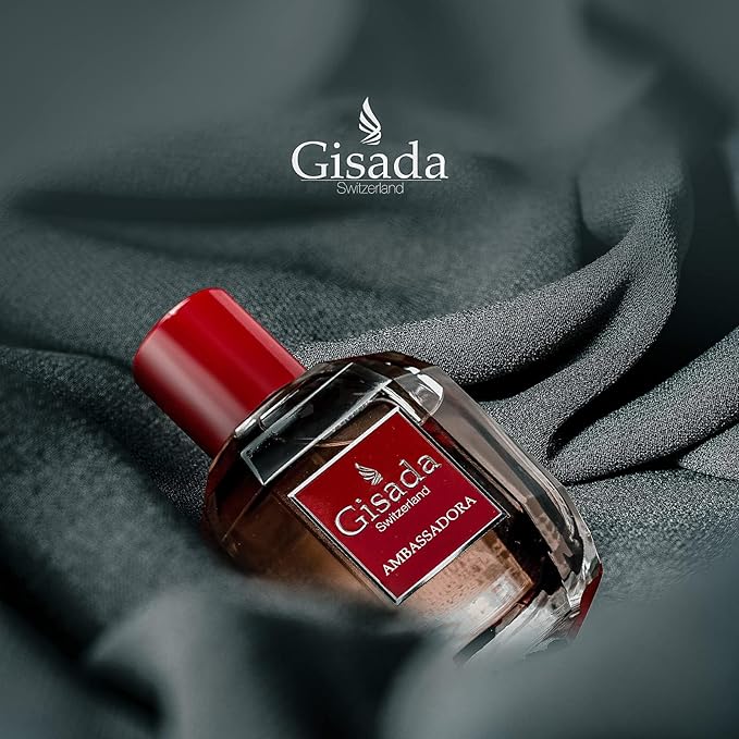 Gisada Ambassadora Women's Perfume - Perfumes for Women with Oriental, Sweet, Floral, Warm Fragrance - Daily Wear Women's Cologne with Juicy, Fruity, Spicy Scent - Made in Switzerland - 1.7 fl. oz.