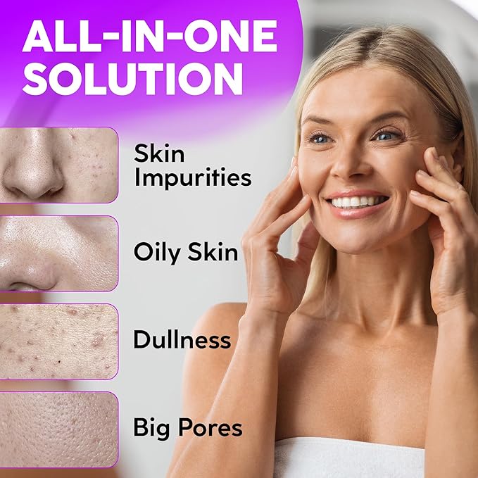 Korean Blackhead Remover Peel Off Mask – Activated Charcoal Face Mask for Women & Men – Black Head Remover for Face & Nose, Pore Cleaner, Facial Masks Skincare Alternative to Nose Strips & Mud