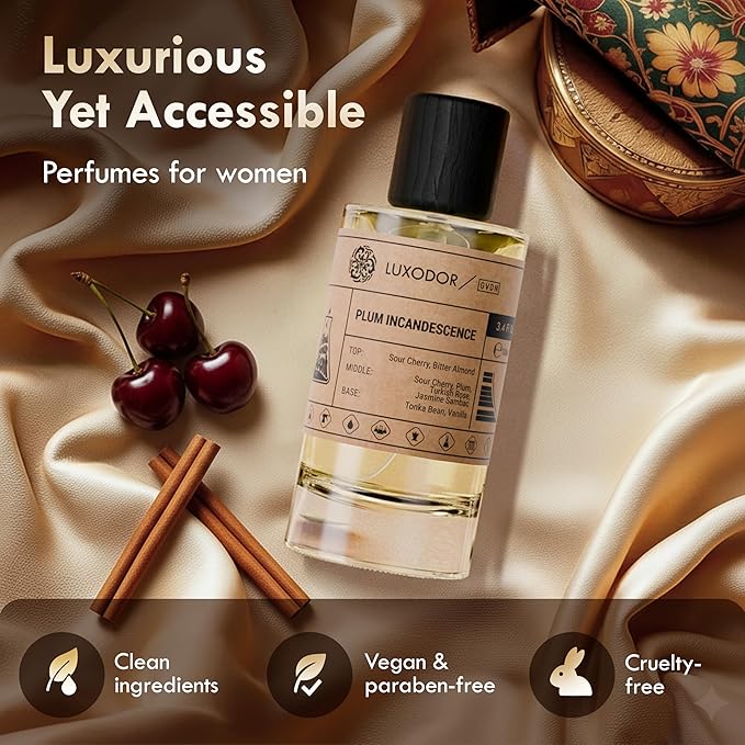 Plum Incandescence - Eau de Parfum - Inspired by T.F Lost Cherry - Unisex Fragrance Long-lasting 3.4 fl. oz (100ml)