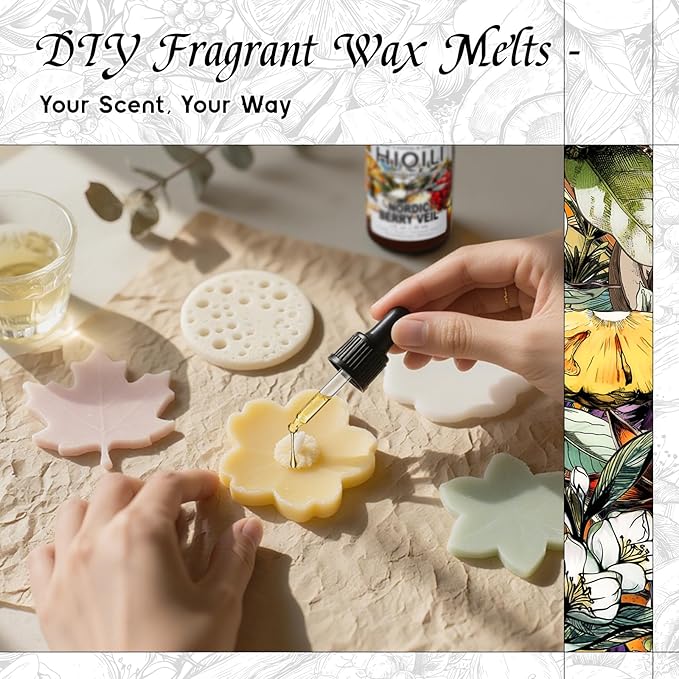 HIQILI Nordic Berry Veil Fragrance Oil for Home Diffuser, Candle & Soap Making Supplies, Berry & Patchouli Scent, Essential Oil - 1 Fl Oz