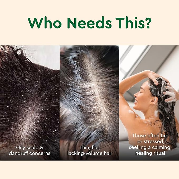 Vietnam's Touch | COCAY HOALA Ginger Lemongrass Shampoo and Conditioner Set for Hair Growth – Moisturizing & Soft Hair, Deep Cleansing for Oily Roots – Paraben Free (17.64 oz, 2 Pack)