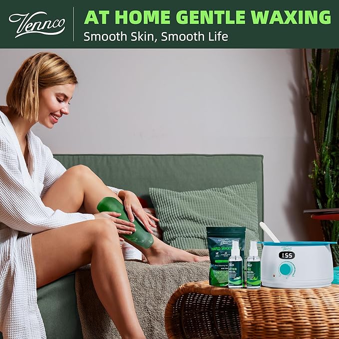 Hard Wax Beads, 1lb Wax Beans For Coarse Hair Removal Sensitive Skin With Pure Aloe Vera, For Face Eyebrow Leg Bikini Brazilian Waxing, Perfect For Full Body & All Hair Types At Home