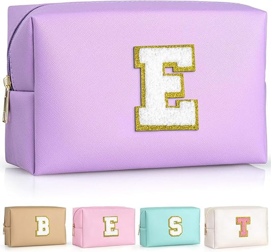 TOPEAST Gifts for Mom - Personalized Makeup Bag, Purple, Cosmetic Case