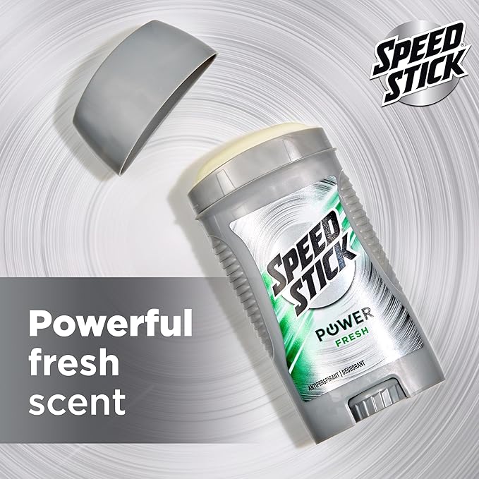 Speed Stick Men's Deodorant, Fresh, 3 Ounce, 4 Pack