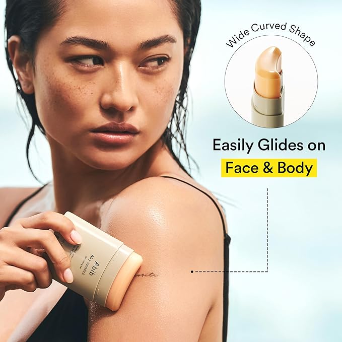 Abib Airy Sunstick Protection Bar Broad Spectrum SPF50+ 0.81 oz / 23 g (Semi-matte) | Korean Suncreen Stick Suncare Sunblock, No Whitecast, Protector Solar Barra, Water resistant
