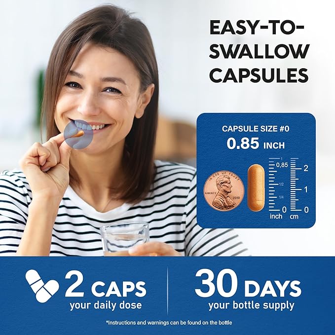 Eye Vitamins - Lutein and Zeaxanthin Supplements - AREDS2 Based Supplement for Seniors & Adults - Eye Health & Vision Support - Saffron, Zinc, Vitamins, Copper, Super Greens - Made in USA, 60 Capsules