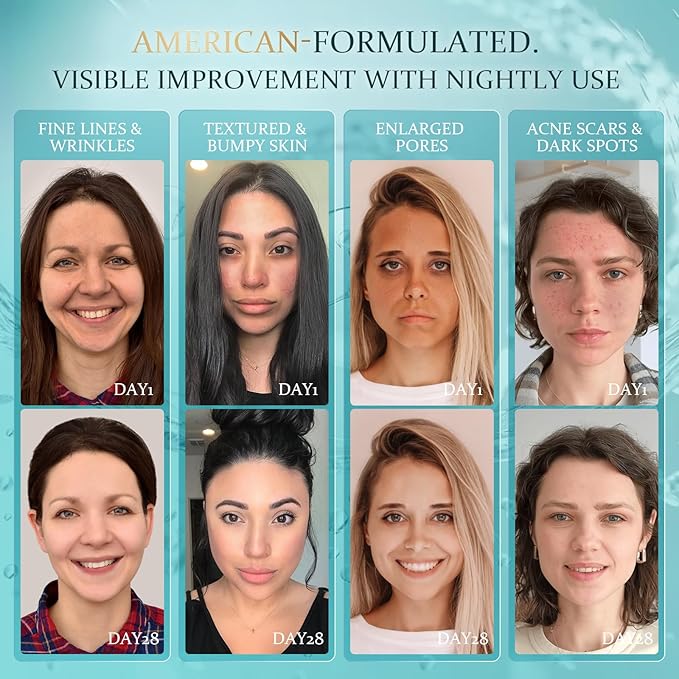 Anti-Aging Night Cream - Overnight Repair with Ceramides, Collagen Peptides and Hyaluronic Acid Deeply Hydrating, Non-Greasy, Fragrance-Free • 2.11 fl oz