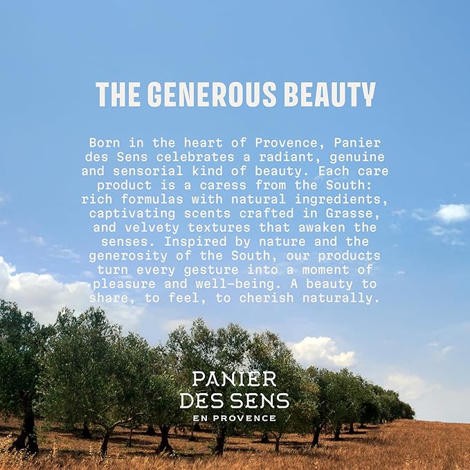 Panier des Sens Orange Blossom Hand Cream with Olive Oil - Nourishing Hand Cream for Dry Cracked Hands 97% Natural Ingredients - Dermatologically Tested Hand Lotion for Woman Made in France, 2.5 fl oz
