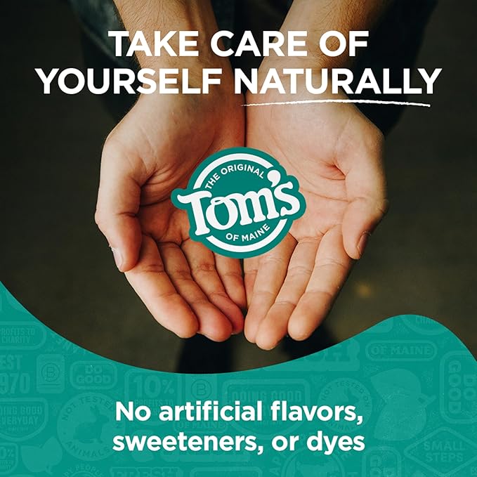 Tom's of Maine Children's Anticavity Fluoride Rinse Mouthwash, Silly Strawberry, 16 Fl Oz (Pack of 6) (Packaging May Vary)