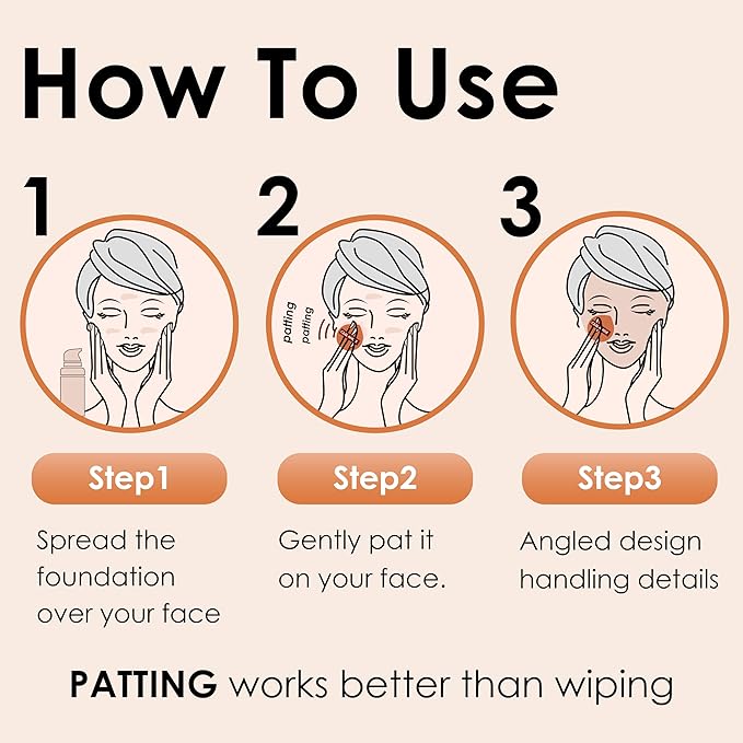 4Pack Brown Makeup Sponge For Foundation Concealer And Powder, Latex Free Blender Sponge For Natural And Easy Makeup Soft Long-lasting, Pack for 2X-Large and 2 Medium