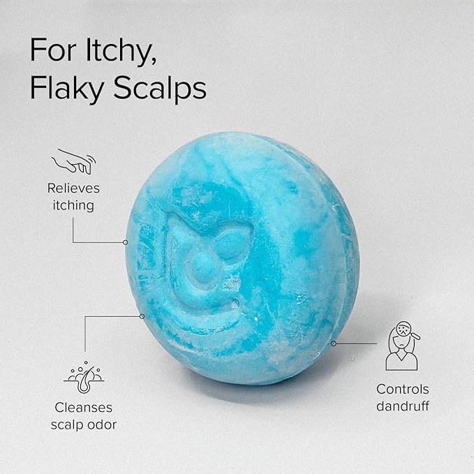 Maka Nature Low-Carbon Shampoo Bar | Korean K-Beauty Haircare with Natural Ingredients for Dry Scalp & Hair Types | Vegan, Eco-Friendly, pH balanced, 3.35oz (Tea Tree)