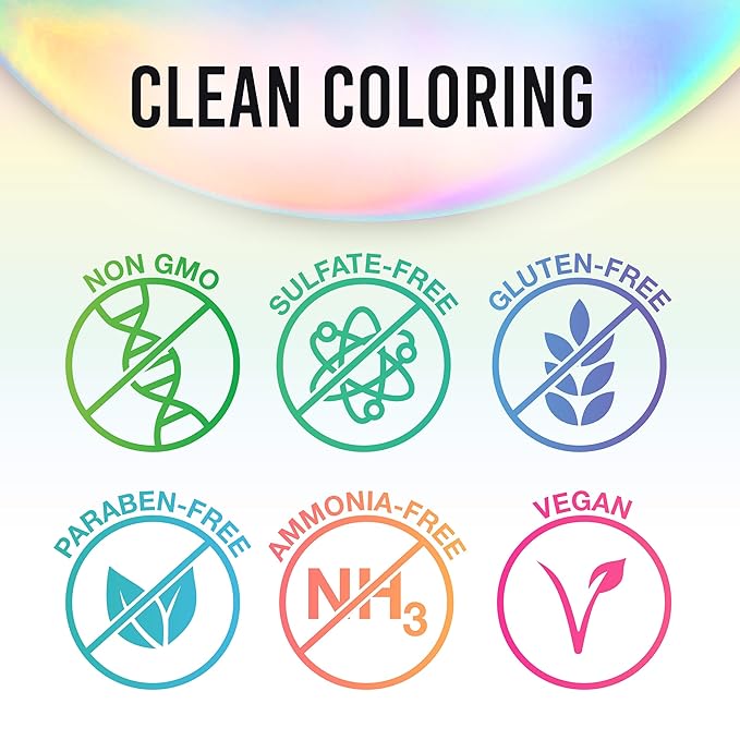 Punky Ebony Semi Permanent Hair Color - Vegan & Cruelty-Free Conditioning Hair Dye, Lasts Up to 35 Washes, 3.5 fl oz