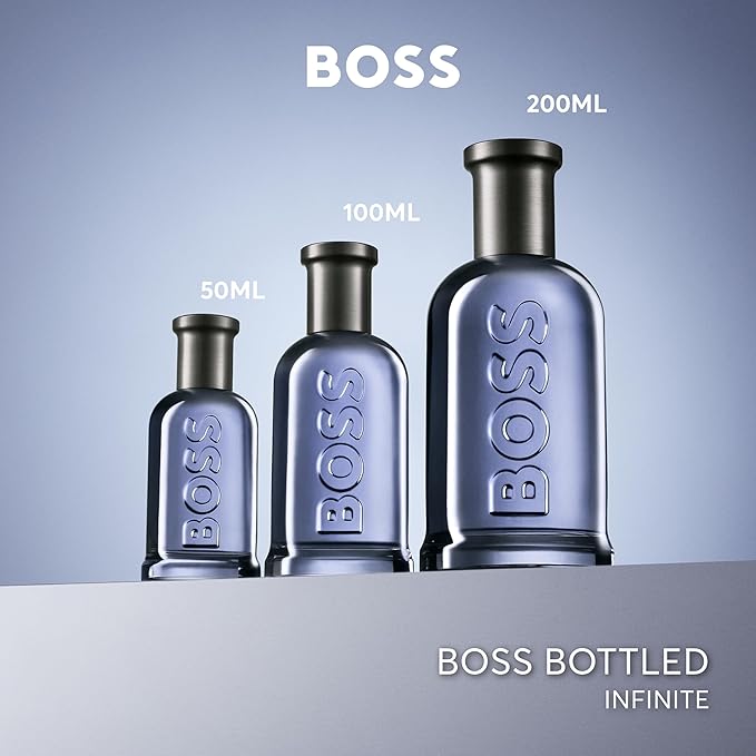 Hugo Boss Bottled Infinite Eau de Parfum – Woody Men's Cologne – With Notes of Apple, Patchouli, Lavender & Sandalwood – Long Lasting Fragrance