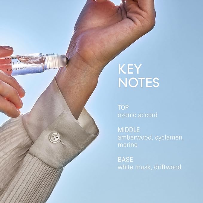 Lake & Skye 11 11 Eau de Parfum Travel Spray, Long Lasting Fragrance, 0.5 fl oz (15 ml) - Skin Musk, Clean, Vegan, Paraben-Free, Cruelty-Free