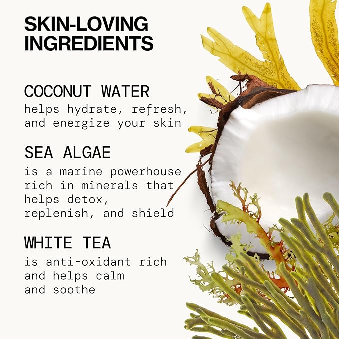 Pacifica Face Wash - Sea Foam Mini Travel Size, Skincare, Daily Gentle Foaming Cleanser, Makeup Remover, Face Cleanser, Skin Care, For Combination and Oily Skin, Vegan, 1.4 fl oz (1 Count)