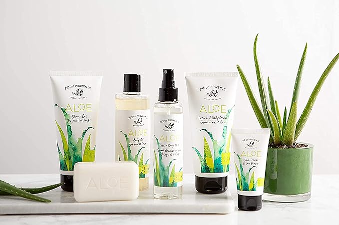 Organic Aloe Collection Hydrating Face and Body Spray (5oz), Fresh Cucumber Scent
