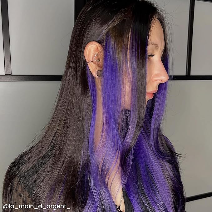 Arctic Fox Semi-Permanent Hair Dye, Vegan & Cruelty-Free, Vibrant Purple Madness, Ammonia-Free, Conditioning Formula, For All Hair Types, DIY Color, 5.6 fl oz