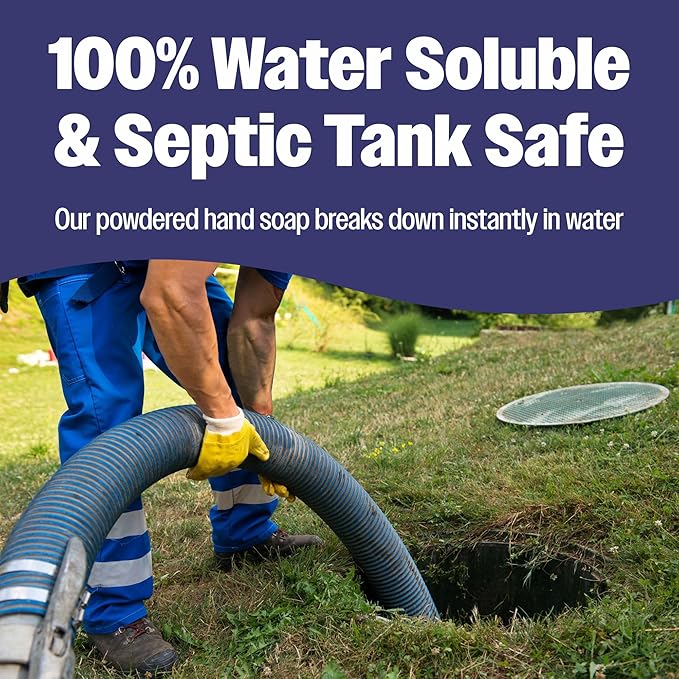 Borax Powdered Hand Soap – Heavy-Duty Cleaning, 100% Water Soluble, Septic Safe, Cuts Grease, Oil & Dirt (5 lbs)