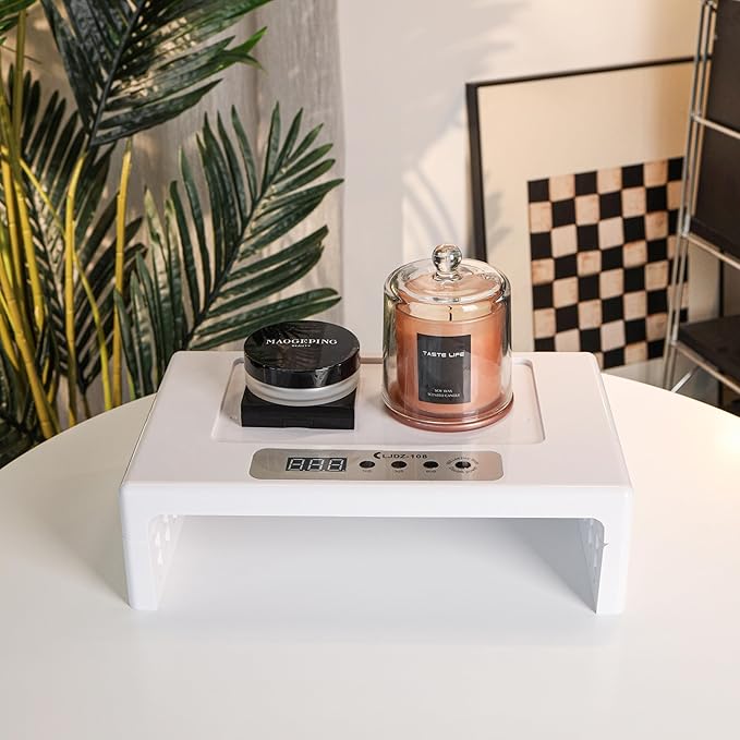 UV LED Nail Lamp, 48 W UV LED Nail Dryer Light for Gel Nails Polish Manicure Professional Salon Curing Lamp with 4 Timer Setting Sensor/108pcs UV/LED Beads