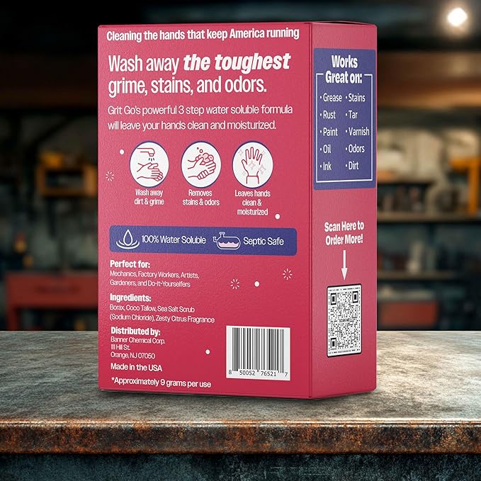 Borax Powdered Hand Soap – Heavy-Duty Cleaning, 100% Water Soluble, Septic Safe, Cuts Grease, Oil & Dirt (5 lbs)