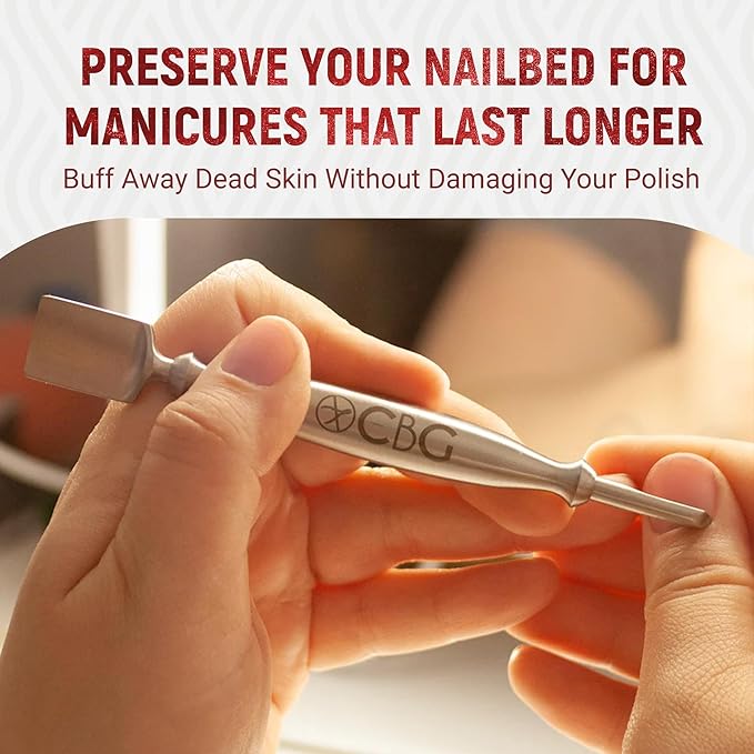 Nail Care & Cuticle Remover Tool with Interchangeable Attachments, At Home or Travel Ready, Gentle Cuticle & Hangnail Grooming for Finger Nails & Toe Nails