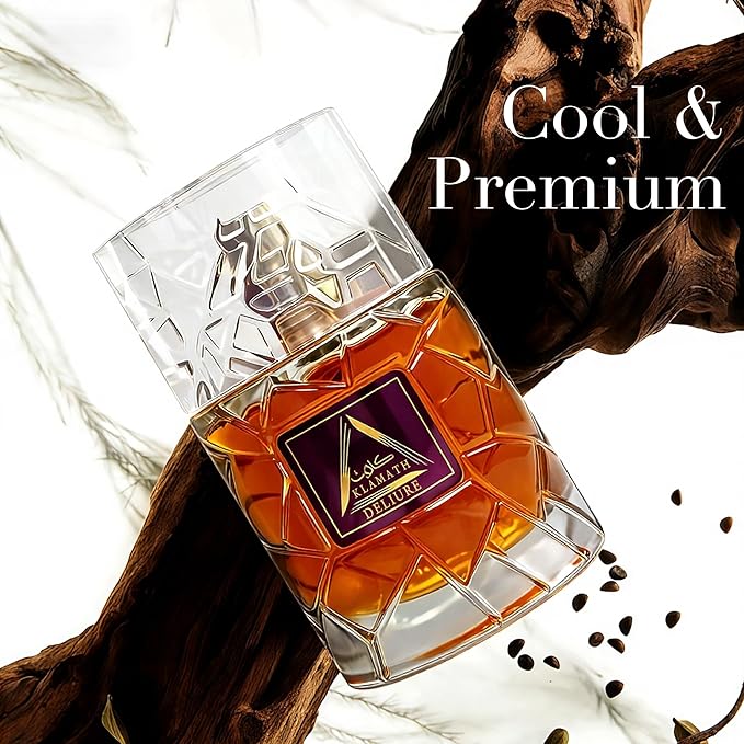 Klamath-Deliur Long-Lasting Cologne for Men | Vanilla, Warm Spicy, Amber, Cinnamon Scent | Eau de Toilette 100ml Spray | Day to Night Fragrance