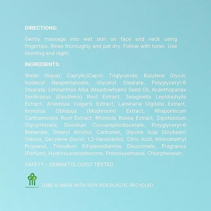 Nu Skin HydraClean Creamy Cleansing Lotion - Gentle Cleanser for Clean, Soft, and Hydrated Skin | Moisturized, Vibrant and Healthy Skin | Eco-Friendly Packaging, Morning and Night Cleanser(150 ml)