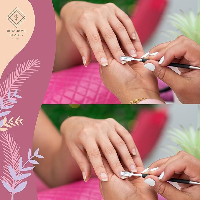 Professional Cuticle Cutter & Pusher Trimmer Manicure Tools with Double Spring – Perfect Nail Care Tool for Manicure & Pedicure Beauty at Home/Spa/Saloon
