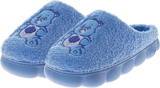 Josmo Care Bear Slippers for Girls Womens Cozy Plush Indoor Shoes Fun Fuzzy Bear House Slippers for Little Kids/Big Kids/Adults