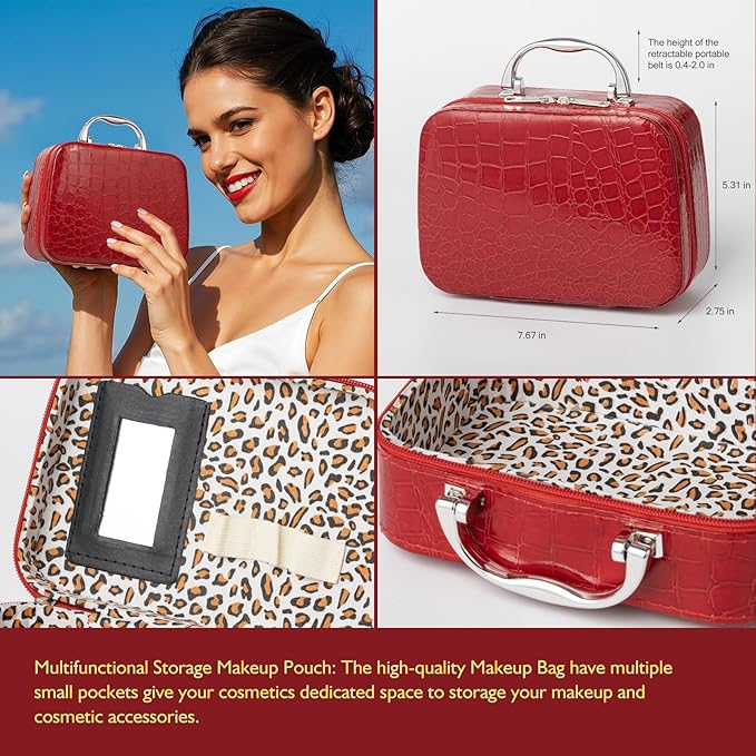 Birthday Gifts for Women Teens Girls, Spa Gift Set, Christmas Gifts for Women, 12 Pcs Rose Vanilla Bath Set, Self Care gifts Bag Makeup Cosmetic Bag, Spa Kit for Teenage Gifts, Daughter Gift Set