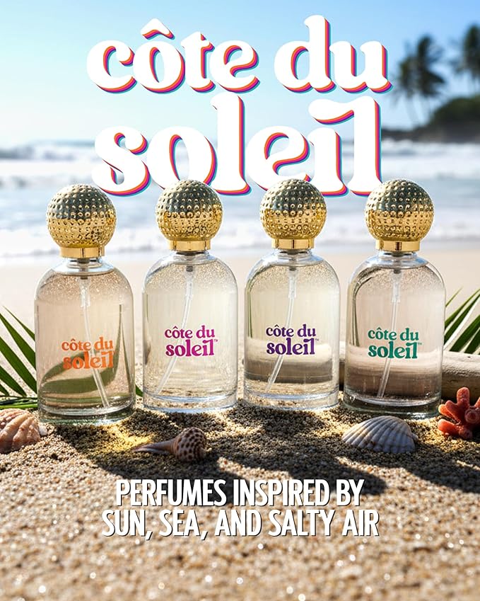 PB ParfumsBelcam Côte du Soleil Eau de Parfum for Women – Warm Floral Oriental Scent with Ripe Plum, Sugared Orchid & Vanilla – Long-Lasting Women’s Fragrance, Everyday Luxury Perfume, 3.4 fl oz