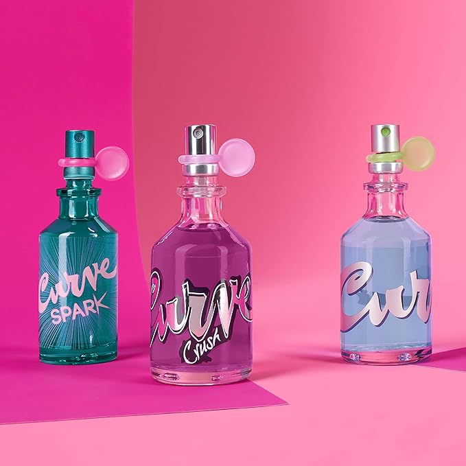 Curve Eau De Toilette Perfume Spray, Fragrance for Women, Stocking Stuffer for Her, 1.7 fl oz