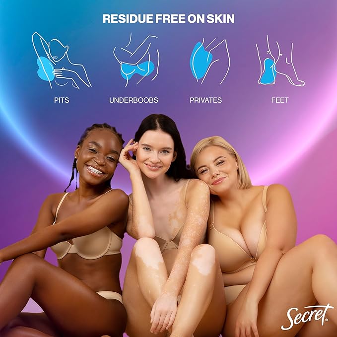 Secret Whole Body Deodorant Spray for Women, Peach & Vanilla Scent, Aluminum Free Deodorant Spray, 72 HR Odor Protection, 3.5 oz