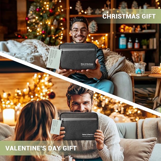 Body & Earth Gifts for Men 10Pcs Full Size Mens Body Wash Sets With Toiletry Bag Perfect Mens Gift for Christmas Birthday Gifts Anniversary Gifts for Men