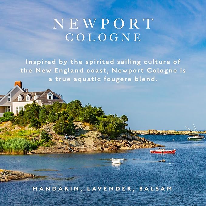 Caswell-Massey Newport Cologne Spray, Scents of Sandalwood, Cedar & Citrus, Fragrance For Men, Made In The USA, 3 Oz