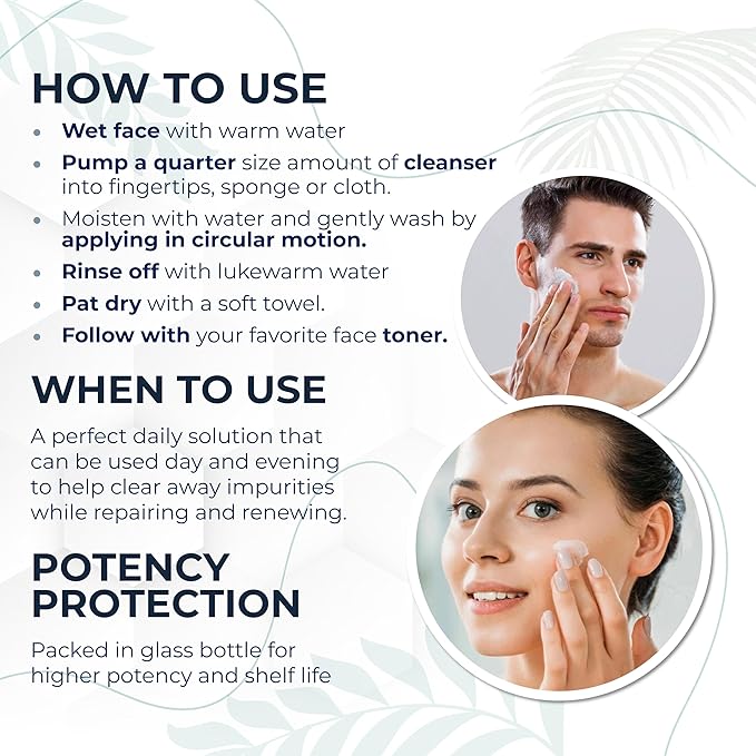 Coconut Milk & Honey Face Wash 4 fl oz – Gentle Hydrating Cleanser for Sensitive to Dry Skin | Fragrance-Free, Non-Drying Formula with Aloe & Jojoba | Ideal for Redness, Dryness & Daily Makeup Removal