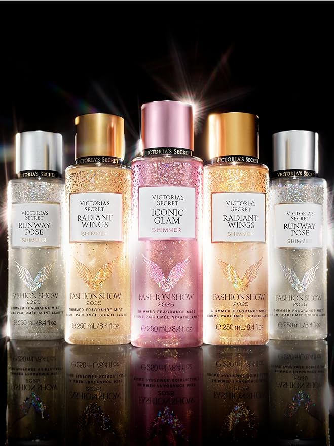Victoria's Secret Fashion Show Radiant Wings Shimmer Fragrance Mist, Body Spray for Women (8.4 oz)