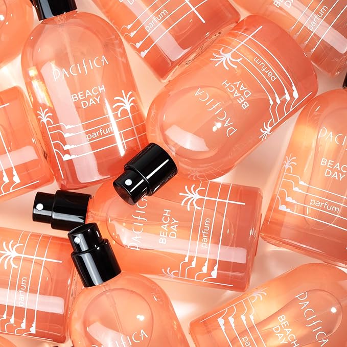 Pacifica Beach Day Spray Perfume, Fragrances, Bliss, Bergamont, Orange Flower, Sandalwood, Amber, Suede Leather, Clean Perfume, Parfum, Eau de Toilette Clean Vegan & Cruelty-Free