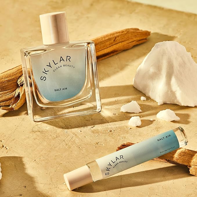 Skylar Salt Air Eau de Parfum - Hypoallergenic & Clean Perfume for Women & Men, Vegan & Safe for Sensitive Skin - Fresh Perfume with Notes of Driftwood, Sea Salt & Seaweed - 50mL /1.7 Fl oz