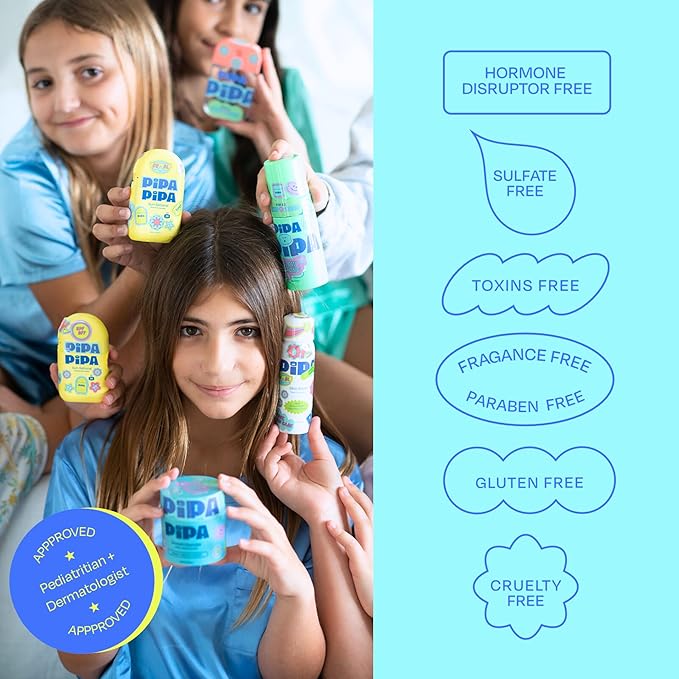 Pipa Ultimate Bundle – Complete 5-Step Routine with Gentle Cleanser, Hydrating Mist, Lightweight Moisturizer, Hypochlorous Acid Spray & Mineral Sunscreen – Safe Skincare for Kids