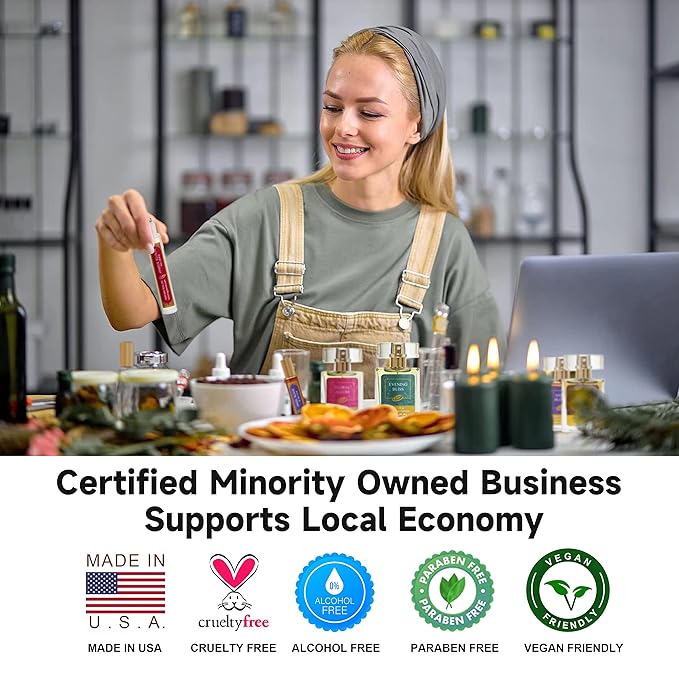 Zoha White Musk - White Musk Perfume for Women and Men, Alcohol Free Perfume Oil Roll On, Natural Clean Travel Size Parfum, 6ml Roller