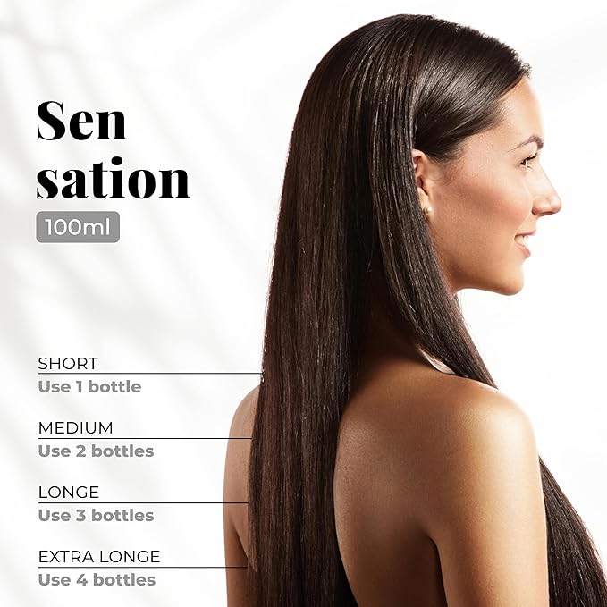 Expert Hair Sensation Straightening & Smoothing Kit :Texturizing Cream + Gold Repair Mask for Ultimate Hair Transformation- At Home Keratin Treatment for Straight, Silky, Moisturized Hair