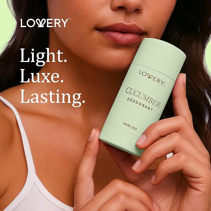 Clean Deodorant for Women Aluminum-Free 24-Hour Odor Protection – Refreshing Cucumber Scent with Organic Coconut Oil & Shea Butter, Baking Soda Free, Cruelty-Free, Gentle for Sensitive Skin, 2.65 oz