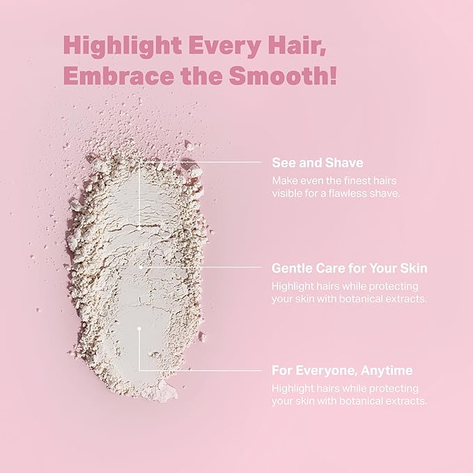 Hair Identifier Spray For Face Shaving, Skin-Body Dermaplane Spray For Women With 3 Razors, Peach Fuzz Removal For Dermaplaning, Face Mist For Shaving, Dermaplaning Tool To Reveal Facial Hair