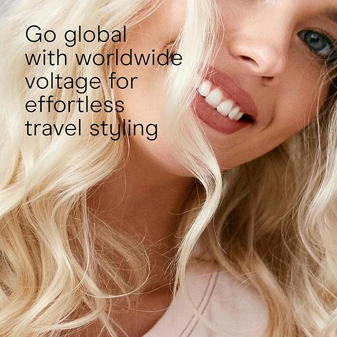 Conair Double Ceramic 1-Inch Curling Wand, Produces Flawless Waves, Curling Iron for Use on Medium and Long Hair, 30 Heat Setting Curling Iron, White