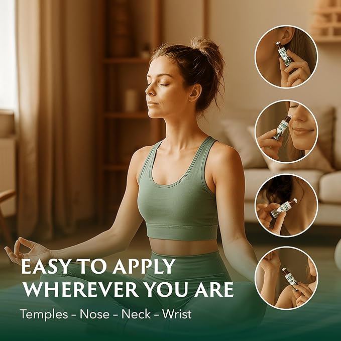 Mine Tea Tree Essential Oil Roll On - 100% Natural Tea Tree Oil for Skin, Face